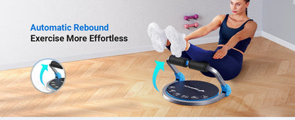 Roamstow Adjustable Resistance AB Workout Equipment – Automatic Rebound Sit-Up Trainer for Home Fitness!