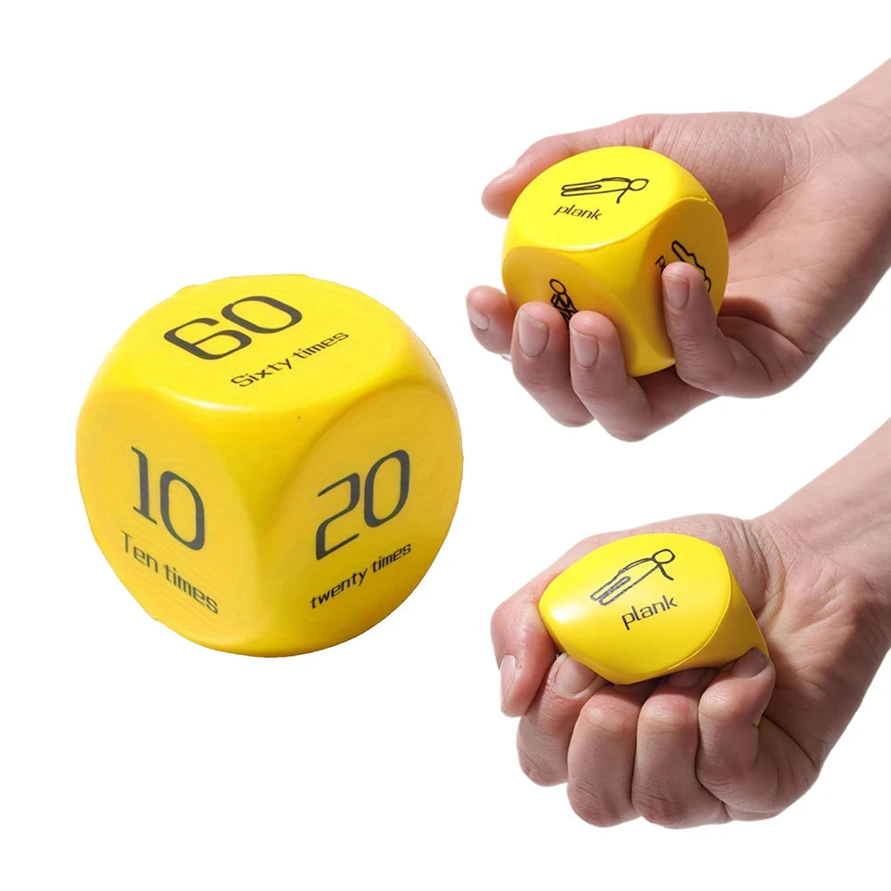 Sports Fitness Dice – Dynamic Exercise Dice for Group Workouts: Plank, Jump, Lunge & More!