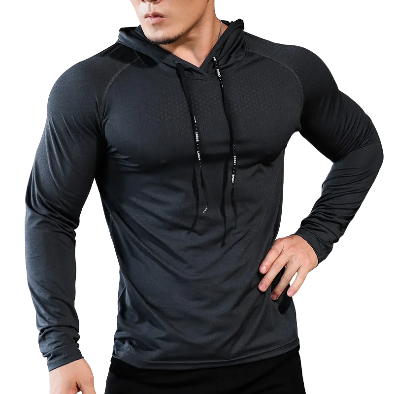 Men’s Fitness Tracksuit – Hooded Sports Hoodie & Gym Joggers for Running & Training