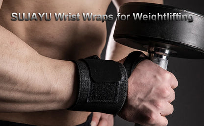 Gym Wrist Straps – Power Wrist Support for Weightlifting, Cross Training & Stronger Grips