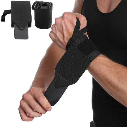 Gym Wrist Straps – Power Wrist Support for Weightlifting, Cross Training & Stronger Grips