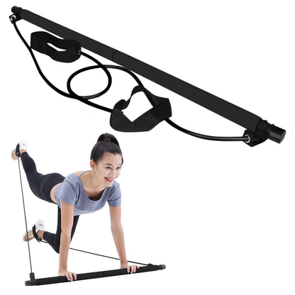 Full-Body Workout Kit – Pilates Bar with Resistance Bands for Home Gym and Yoga Body Shaping!