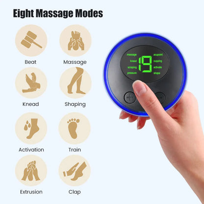 Neck & Shoulder EMS Massager – Portable Electric Neck Stretcher for Pain Relief and Muscle Relaxation