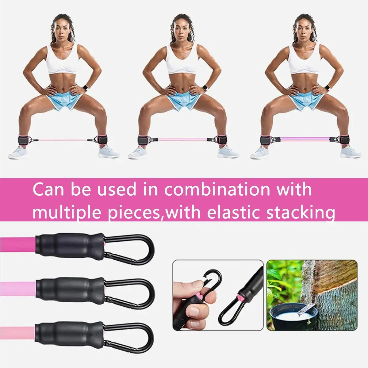 Ankle Strap Resistance Bands – Build Hip and Leg Strength with Ease!