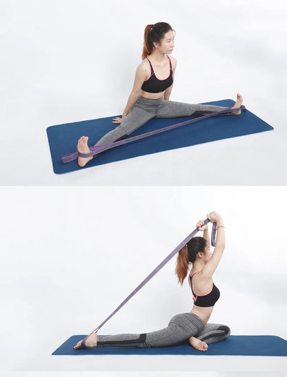 Adjustable Yoga Resistance Bands – Perfect for Stretching, Pilates, and Fitness!