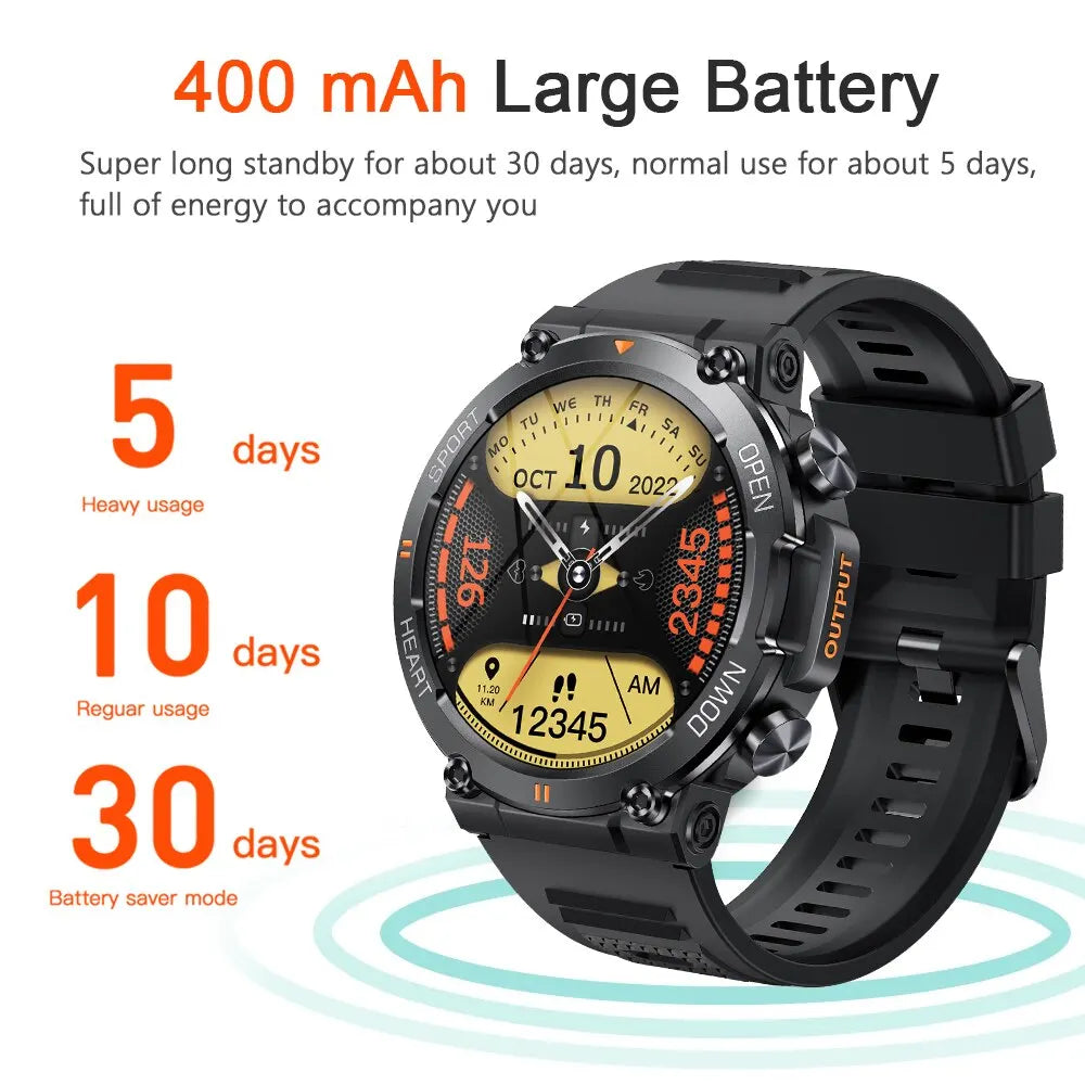 Bluetooth Call Smart Watch Men Sports Fitness Tracker Heart Monitor Smartwatch For Android IOS MD56