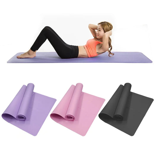 Premium EVA Yoga Mat – 4MM Thick Non-Slip Mat for Exercise, Pilates, and Yoga Practice