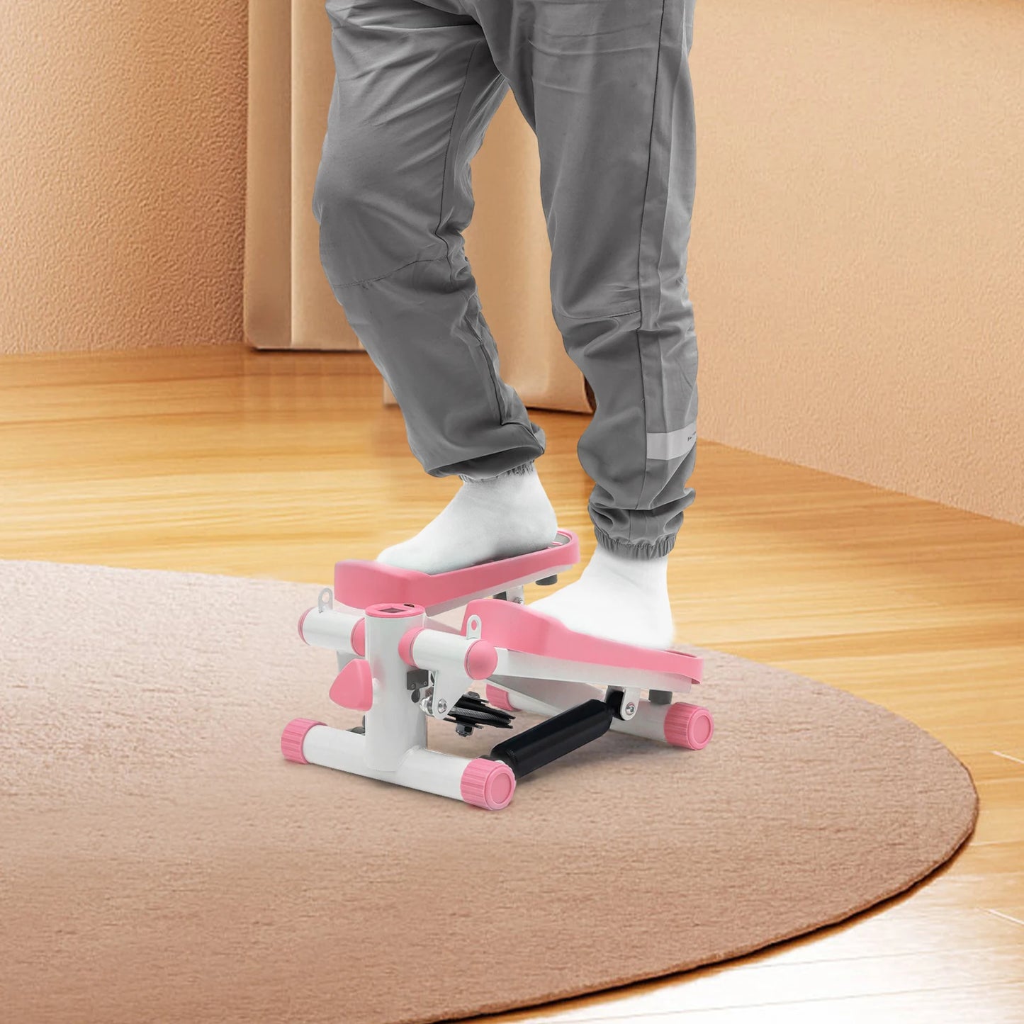 Compact Fitness Stepper – Portable Stepping Machine for Home and Office Workouts!