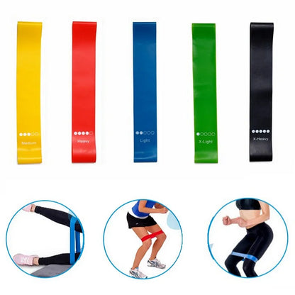 Bodybuilding Workout Bands – 5Pcs Set for Resistance Training, Flexibility, and Toning!