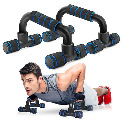 Push-Up Bar Handles – H-Shaped Support for Arm & Chest Workout at Home or Gym!