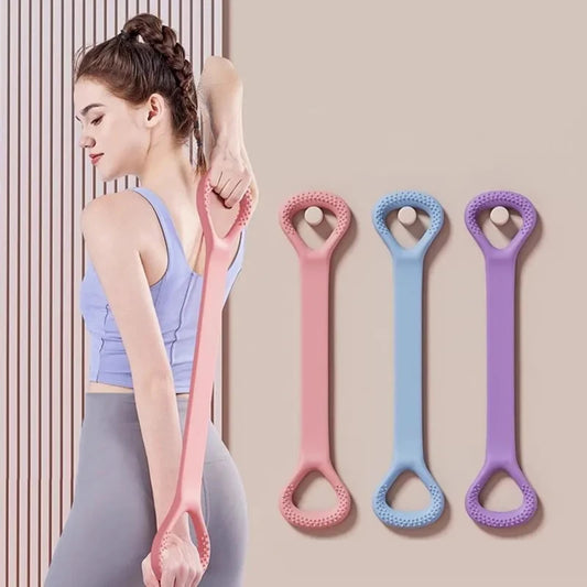 8-Shaped Fitness Resistance Band – Perfect for Yoga, Home Workouts, and Strength Training!