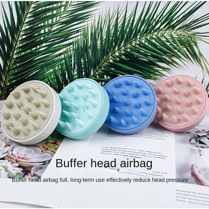 Head Cleansing & Massage Scalp Brush – Soft Cushioned Airbag for Deep Conditioning & Relaxation