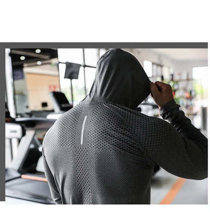 Men’s Fitness Tracksuit – Hooded Sports Hoodie & Gym Joggers for Running & Training