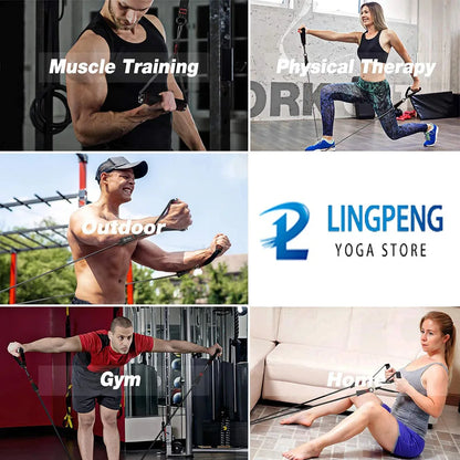 Men & Women Exercise Bands – Full Body Workout Resistance Bands for Home Gym!