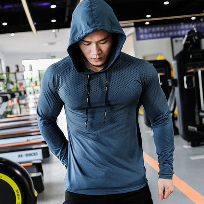 Men’s Fitness Tracksuit – Hooded Sports Hoodie & Gym Joggers for Running & Training