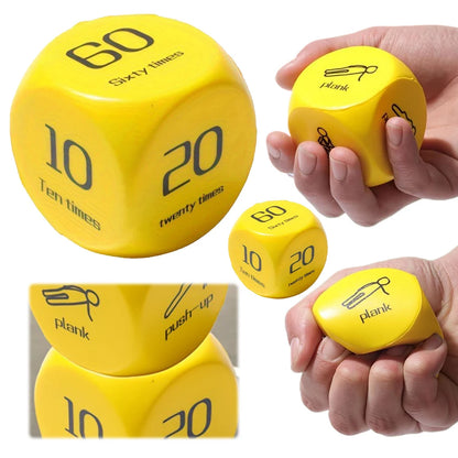 Sports Fitness Dice – Dynamic Exercise Dice for Group Workouts: Plank, Jump, Lunge & More!