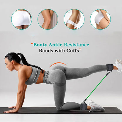 Ankle Strap Resistance Bands – Build Hip and Leg Strength with Ease!