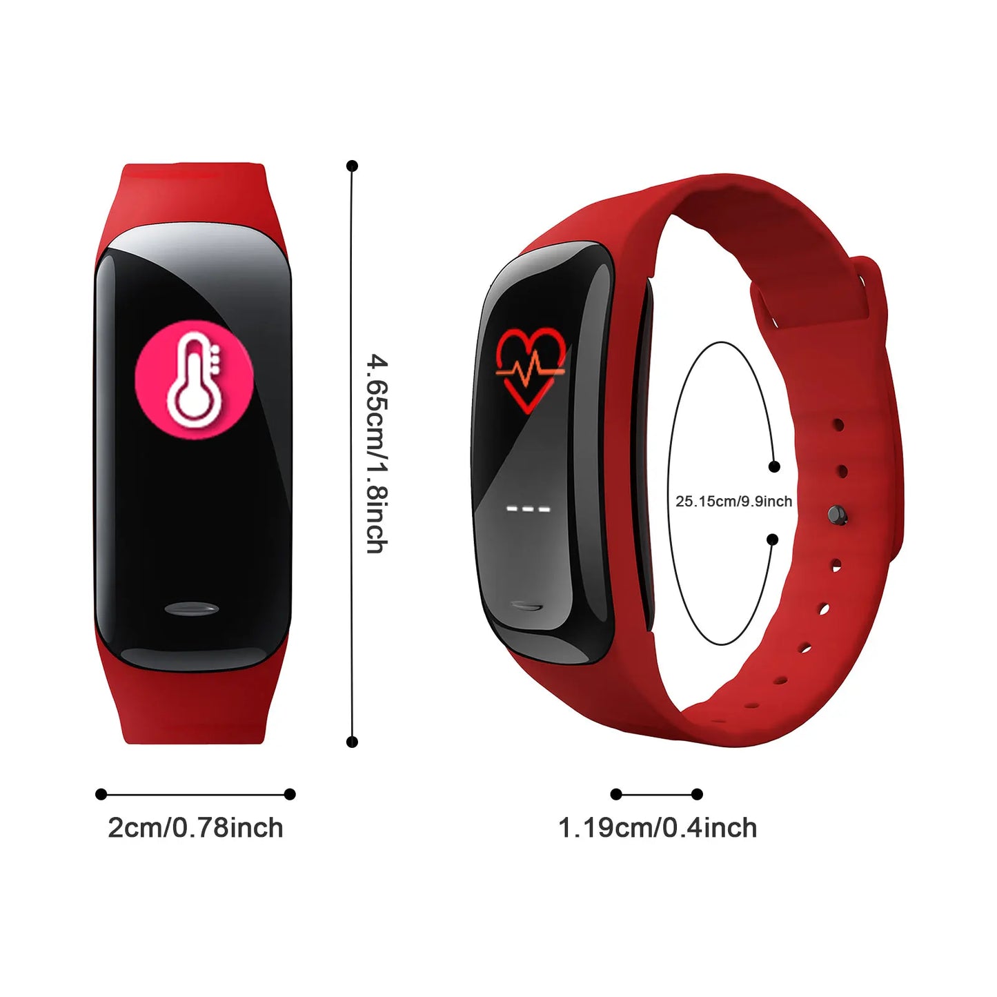 Roamstow Smartwatch for Men & Women: Bluetooth Fitness Tracker