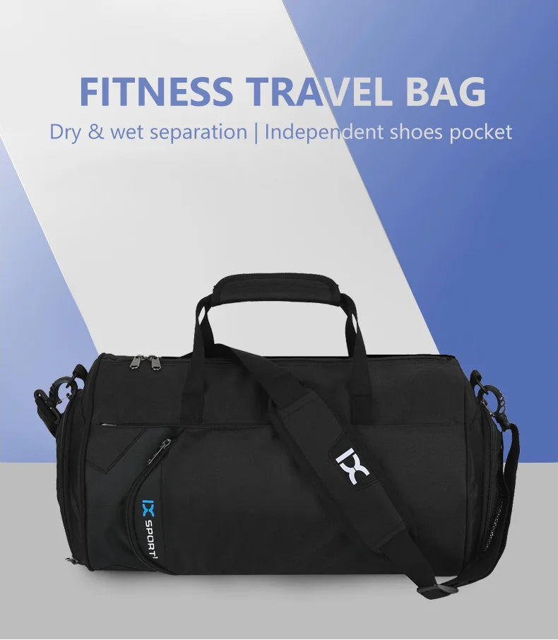 Gym Bag for Men – Wet/Dry Training, Yoga, Shoes, Travel, and Swimming Multifunction Fitness Bag