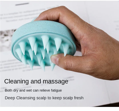 Head Cleansing & Massage Scalp Brush – Soft Cushioned Airbag for Deep Conditioning & Relaxation