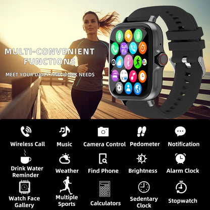 Roamstow 1.83" Smartwatch for Men & Women: Waterproof Fitness & Sports Watch