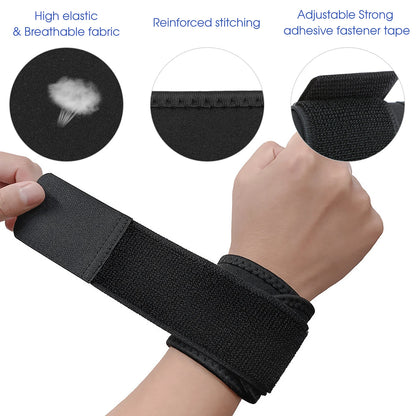 Adjustable Sport Wristband – Wrist Brace Wrap for Support & Protection in Gym, Fitness, and Sports