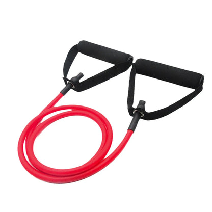 Versatile 5-Level Resistance Bands – Elastic Tubes with Handles for Home Strength Workouts!