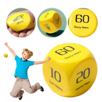 Sports Fitness Dice – Dynamic Exercise Dice for Group Workouts: Plank, Jump, Lunge & More!