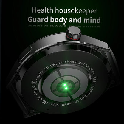 Smartwatch: Heart Rate Monitor, Bluetooth Call, NFC, GPS, IP68 Waterproof