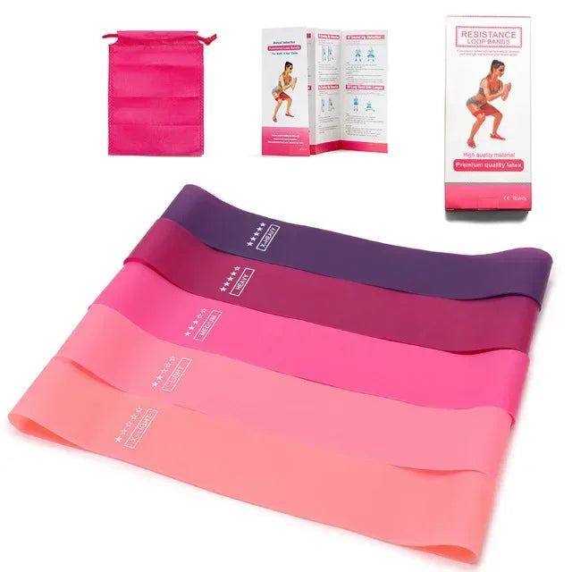 Portable Resistance Bands – Perfect for Yoga, Pilates, and Strength Training!