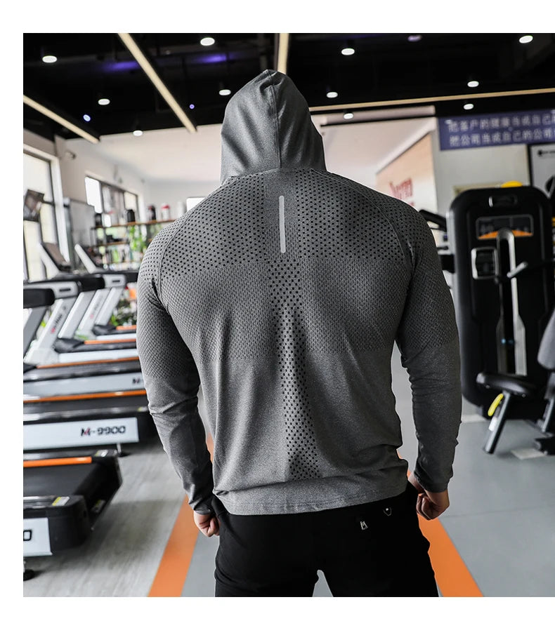 Men’s Fitness Tracksuit – Hooded Sports Hoodie & Gym Joggers for Running & Training