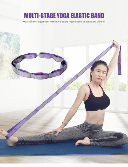 Adjustable Yoga Resistance Bands – Perfect for Stretching, Pilates, and Fitness!