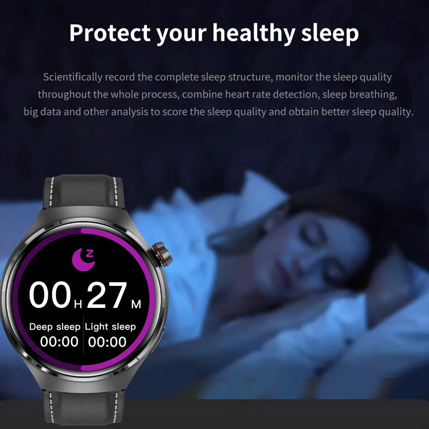 Smartwatch: Heart Rate Monitor, Bluetooth Call, NFC, GPS, IP68 Waterproof