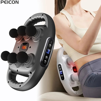 Muscle Massager Gun – Six-Head Fascia Gun for Deep Tissue Relief & Professional Muscle Recovery