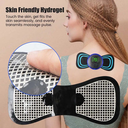 Neck & Shoulder EMS Massager – Portable Electric Neck Stretcher for Pain Relief and Muscle Relaxation