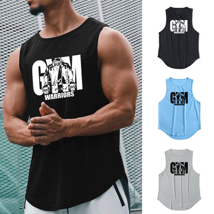 Roamstow Men’s Quick-Dry Fitness Tank Top – Moisture-Wicking Bodybuilding Vest for Gym & Summer Workouts